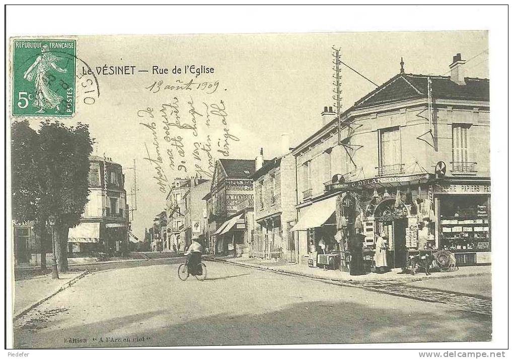 Le Vésinet - Rue De L' Eglise ( Animée ) - Le Vésinet