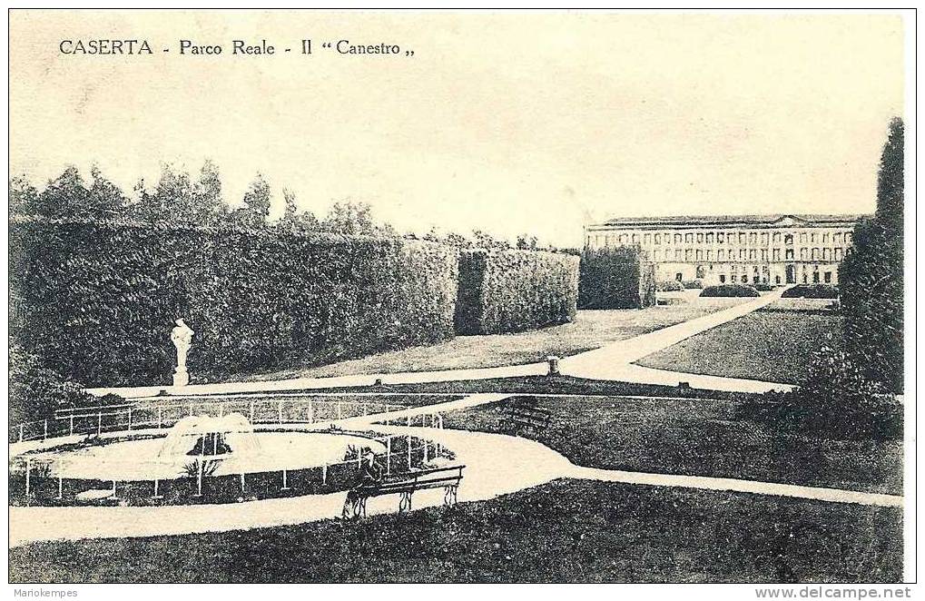 CASERTA  -  Parco Reale  -  Il " Canestro " - Caserta