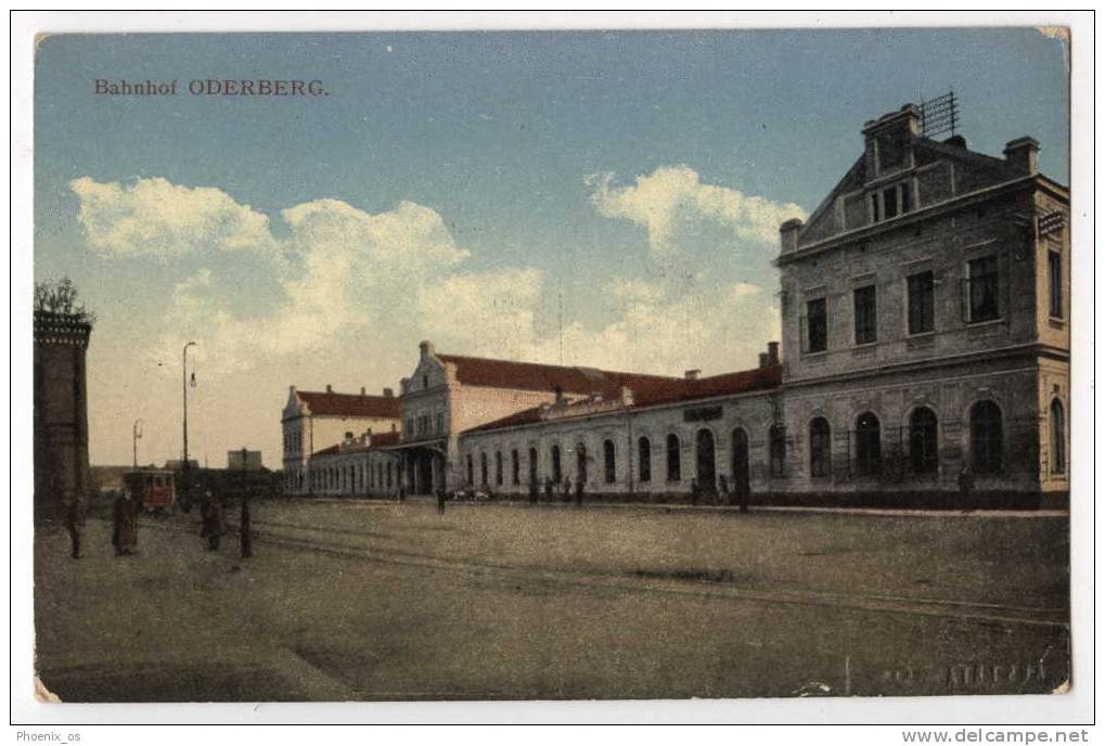 GERMANY - ODERBERG, Bahnhof, Railway Station, 1914. - Oderberg