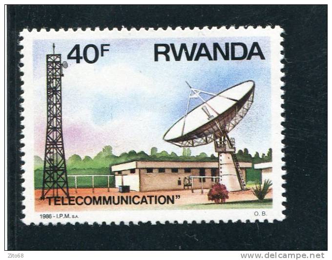 RWANDA 1986 Y&T 1200** - Nuovi