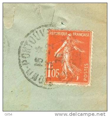 Lettre Recommandée De Gond Boutouvre  Affranchie à 1,05 Fr ( Maury N°195 Suel Sur Lettre ) Le 13/02/1926 - Bb11002 - Storia Postale