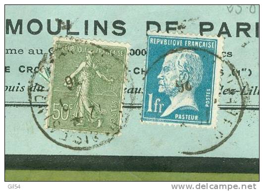 Lettre Recommandée De Paris RP  Affranchie à 1,50 Fr ( Maury N° 179+ 198 ) Le 25/08/1926 - Bb11015 - Briefe U. Dokumente