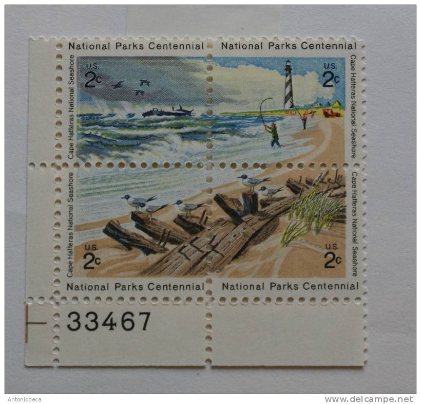 USA  NATIONAL PARK CENTENNIAL BLOCK MNH** - 1981-...