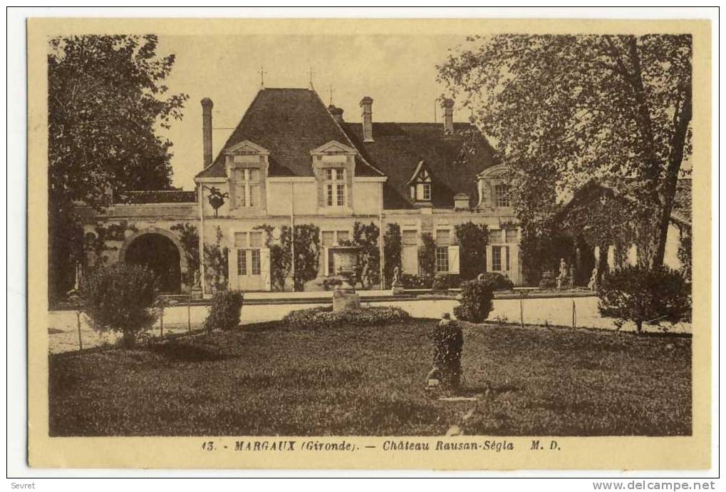 MARGAUX.  -  Château  Rausan-Ségla - Margaux