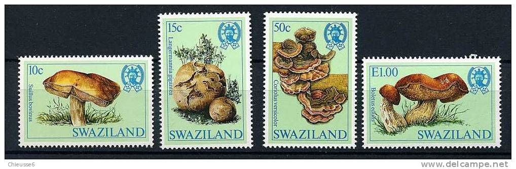 Swaziland ** N° 460 à 463 - Champignons (5 P5) - Swaziland (1968-...)
