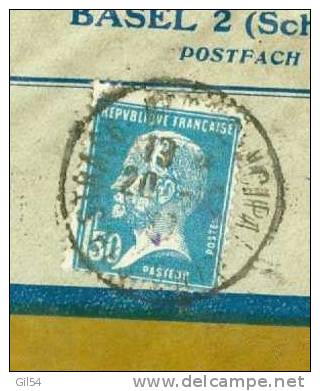 Lettre Recommandée  De  Strasbourg  à 1,50 Fr ( Maury N°181  Seul  ) Le   20/10/1927 - Bb11205 - Storia Postale