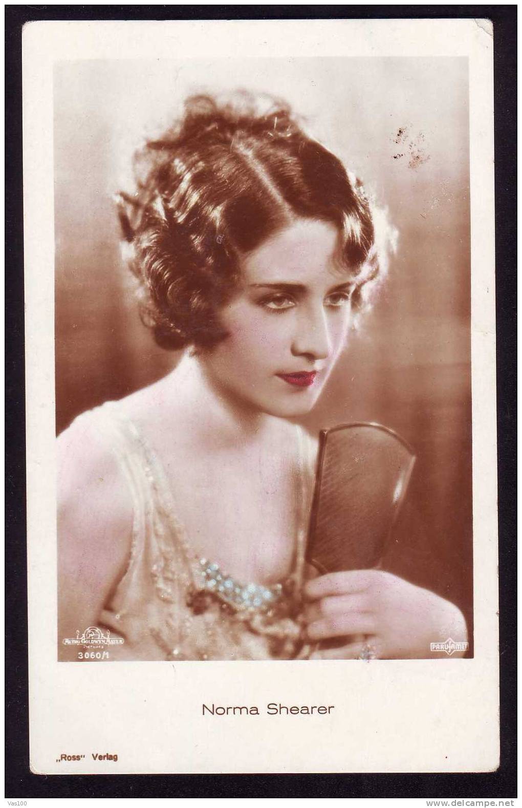 CINEMA ,MOVIE ACTEUR;NORMA SHEARER,  ORIGINAL VINTAGE POSTCARD,unused Aprox.1930. - Acteurs