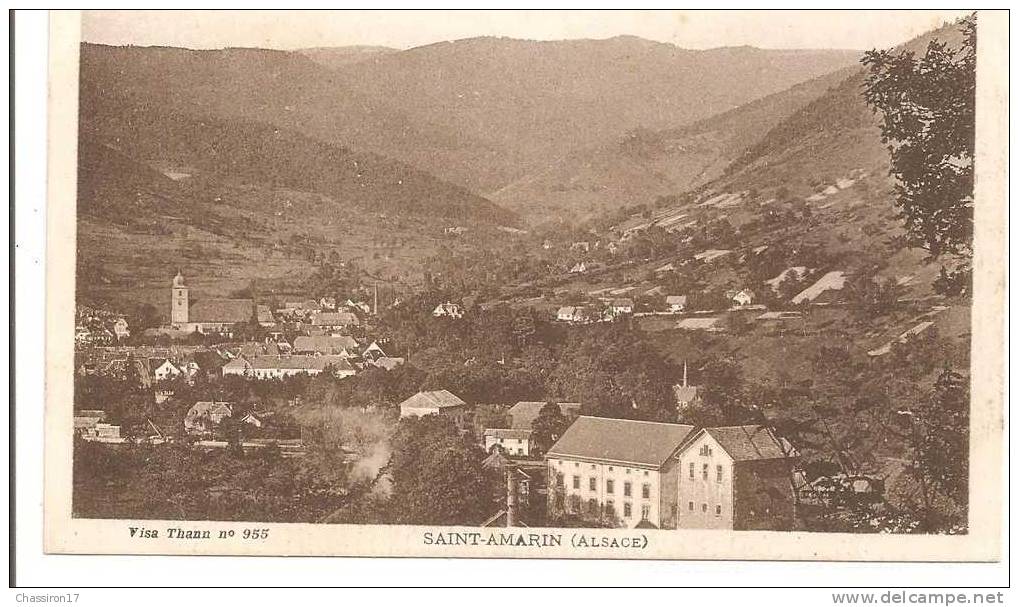 68 -  SAINT-AMARIN   -  Vue Générale - Saint Amarin