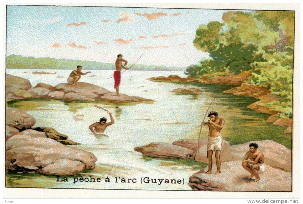 GUYANE(CHROMO)LA PECHE - Autres & Non Classés