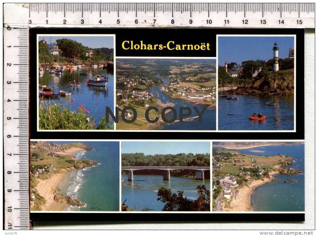 CLOHARS CARNOET  -  Le Port De  DOELAN, Les Plages Du  POULDU Et   Le Pont St MAURICE - 6 Vues - Clohars-Carnoët