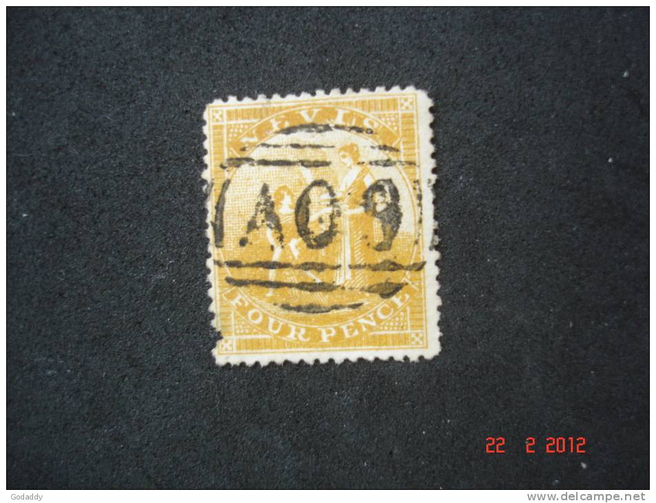 Nevis 1876 4d  SG 18  Used - St.Christopher-Nevis-Anguilla (...-1980)