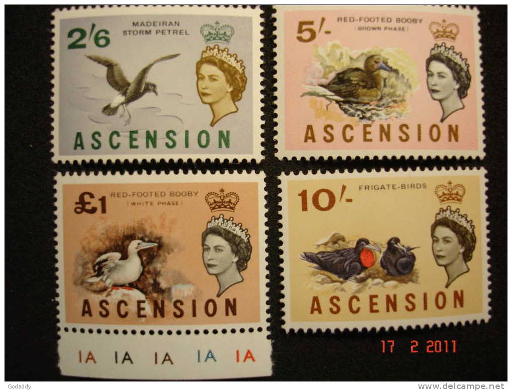 Ascension 1963 Elizabeth II  1d. To £1  14 Values SG70 To 83  MNH See Notes - Ascension (Ile De L')