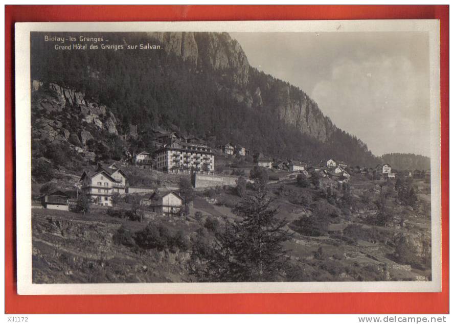 L181 Biolay Bioley Les Granges,Grand Hôtel Des Granges Sur Salvan.Non Circulé. Perrochet 3584 - Granges