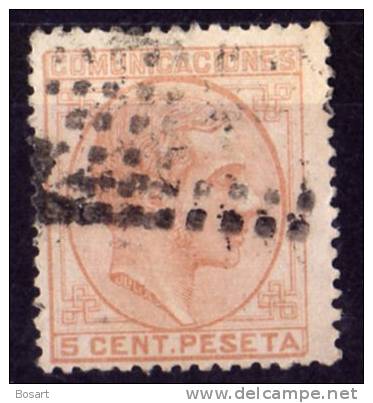 Espagne Alphonse XII  T.Ob. N°174 1878 C.12€ - Gebraucht