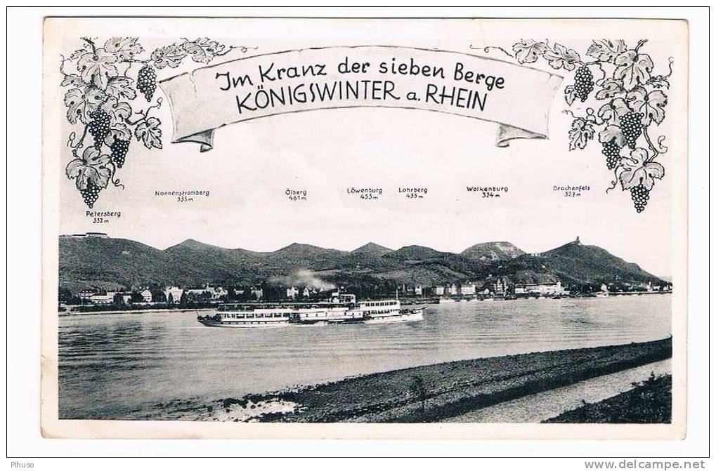 D1864:    KÖNIGSWINTER : Im Kranz Der Sieben Berge - Koenigswinter