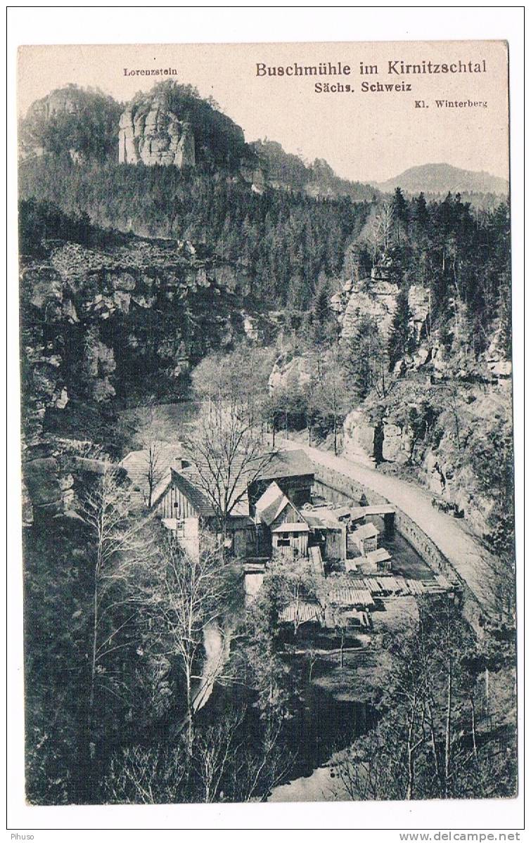D1868:    SEBNITZ : Buschmühle Im Kirnitzschtal - Sebnitz