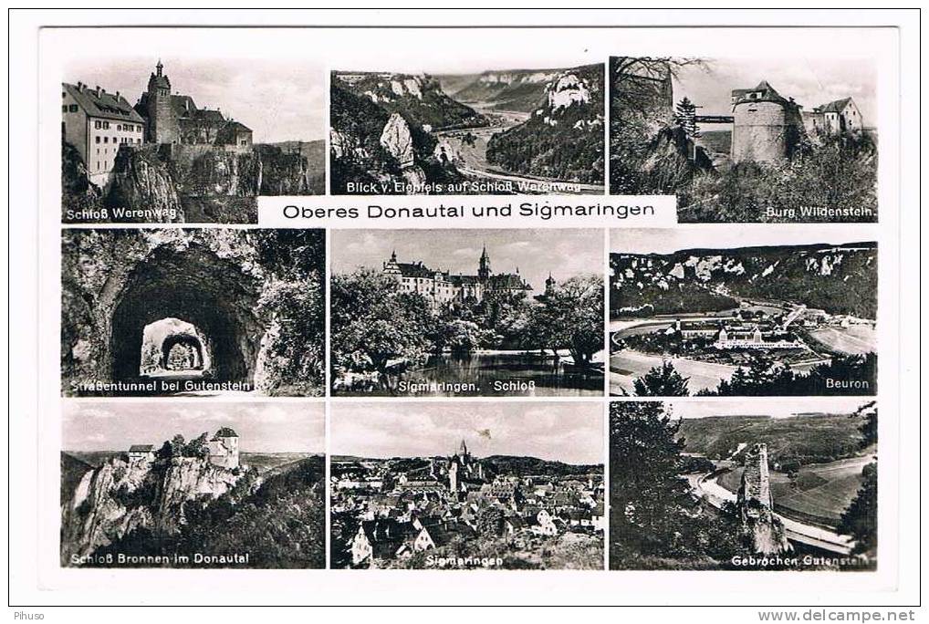 D1871:    Obere Donautal Und SIGMARINGEN( Multiview) - Sigmaringen