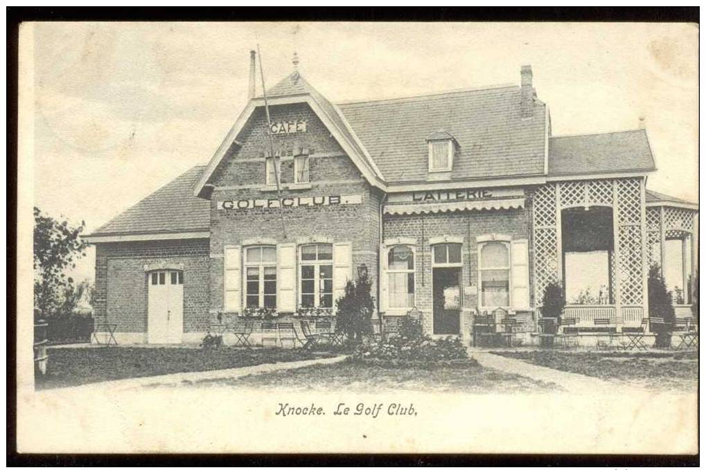 CPA KNOKKE - KNOCKE - LE GOLF CLUB - CAFE LAITERIE - Knokke