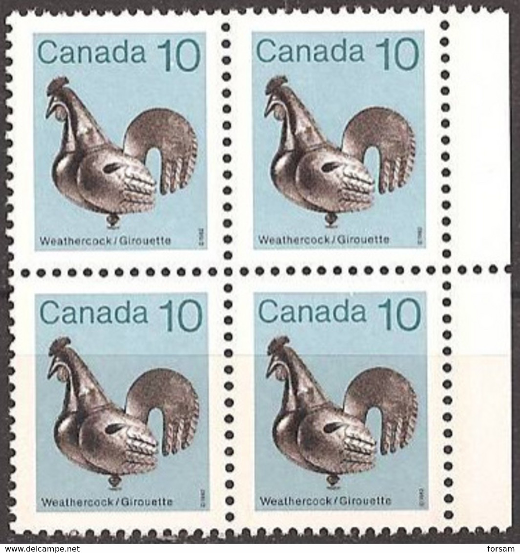 CANADA..1982..Michel # 857...MNH...MiCV - 1 Euro. - Neufs