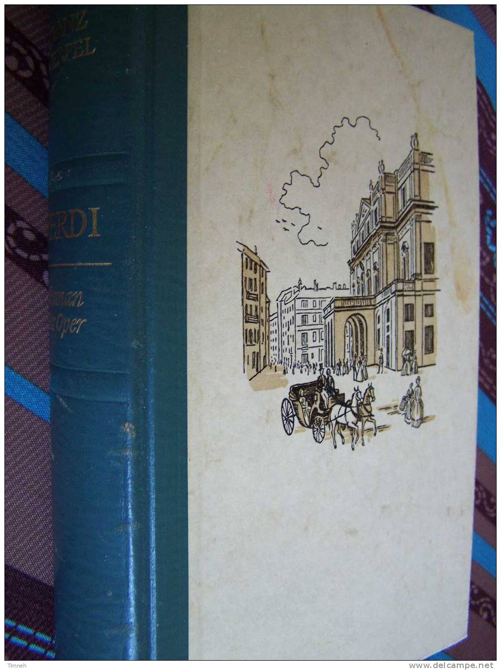 VERDI-Roman Der Oper-Franz Werfel-1955-Deutsche Buch Gemeinschaft- - Biographies & Mémoirs