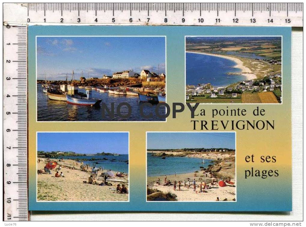 TREGUNC - POINTE De TREVIGNON -  Le Port Et La Plage - 4 Vues - Trégunc