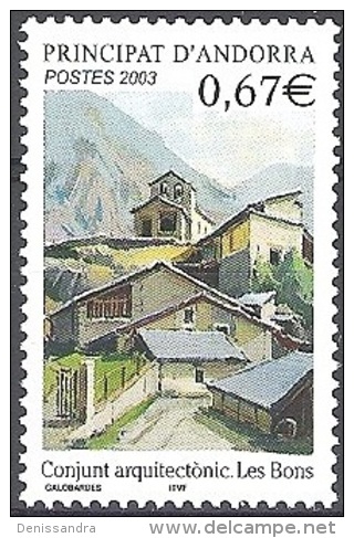 Andorre Français 2003 Michel 599 Neuf ** Cote (2017) 2.70 Euro Village Les Bons - Unused Stamps