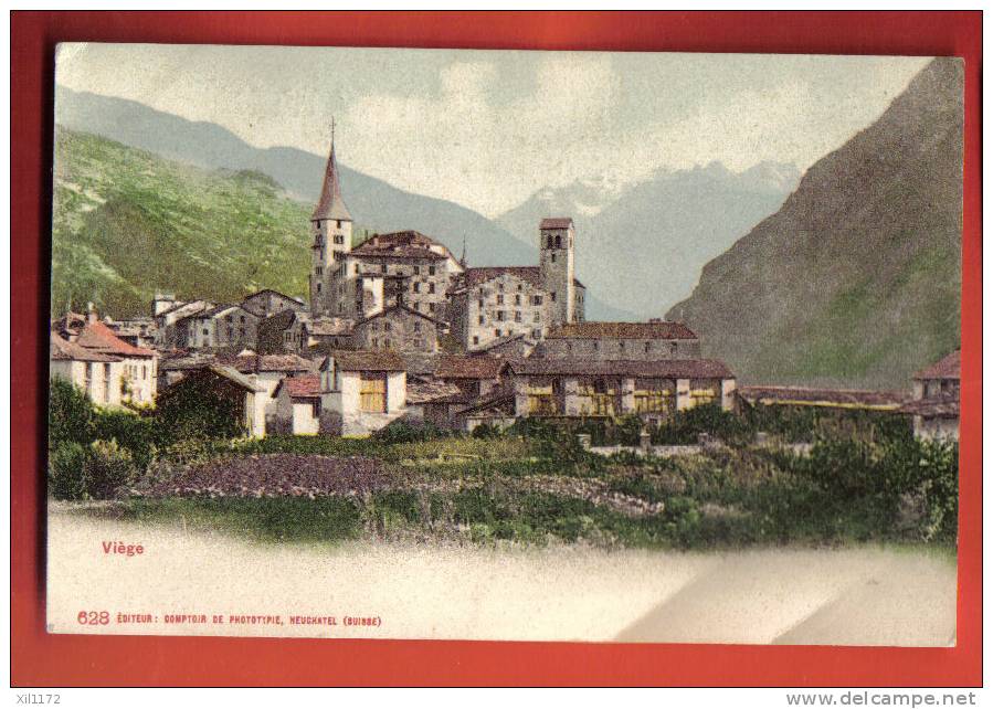 L201 Viège,Visp,Vue Générale.Précurseur.Non Circulé. Phototypie 628 - Viège