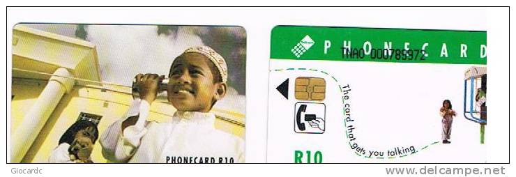 SUDAFRICA (SOUTH AFRICA)  - TELKOM CHIP  - 1995 CHILD ON WIRE PHONE   - USATA (USED)  -  RIF. 2566 - Afrique Du Sud