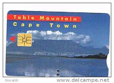 SUDAFRICA (SOUTH AFRICA) - TELKOM CHIP - 2000 HISTORICAL SITES: TABLE MOUNTAIN (CAPE TOWN)  EX. 2002.02 - USED-RIF.2605 - Südafrika