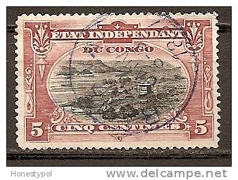 Etat Independant Du Congo - 1894 - 5c (15) - Stempel: BANANA? - Oblitérés