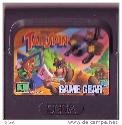 JEU SEGA GAME GEAR DISNEY´S TALESPIN - Autres & Non Classés