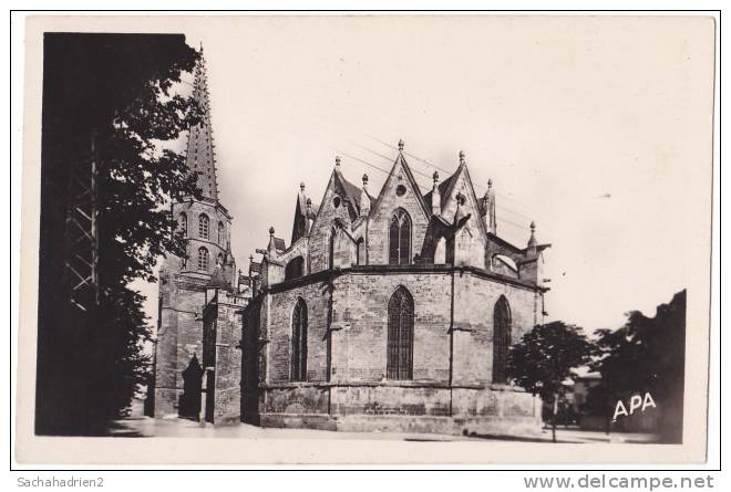 09. Cpsm. MIREPOIX. La Cathédrale St-Maurice. 2 - Mirepoix