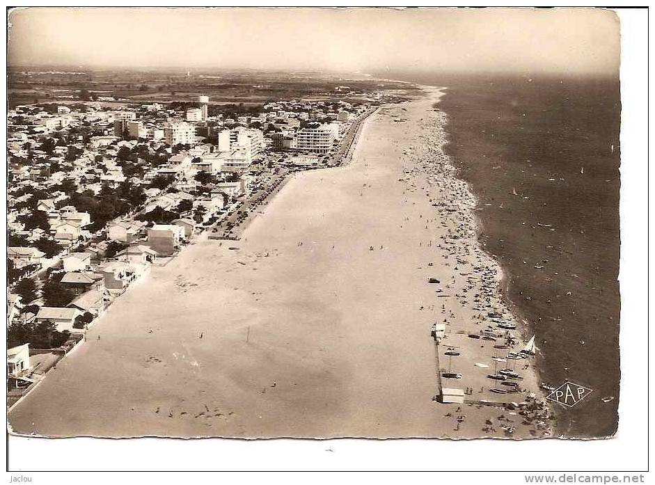 CANET PLAGE ,VUE GENERALE DE LA PLAGE  REF 20335 - Canet En Roussillon