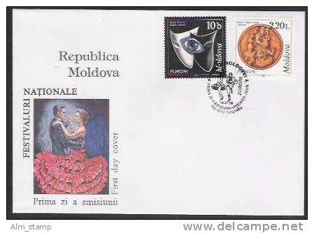1998 Moldau   FDC.  Yv. 234-5   Mi. 275-6 - 1998