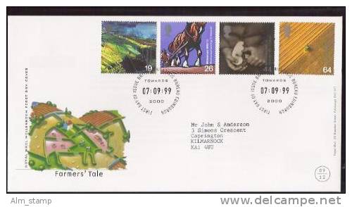 1999 Grossbritannien    Mi. 1823-6 FDC  Europa - 1991-2000 Em. Décimales