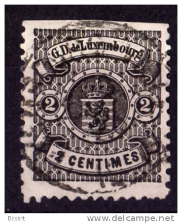 Luxembourg T.Ob. N°13 1865.71 C.22€ - 1859-1880 Stemmi