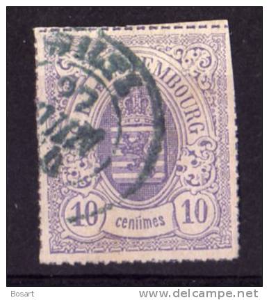 Luxembourg Lot De 3 T.Ob. N°17.18. 1865.71 Et N°30 1874.80 C.18€ - 1859-1880 Wappen & Heraldik