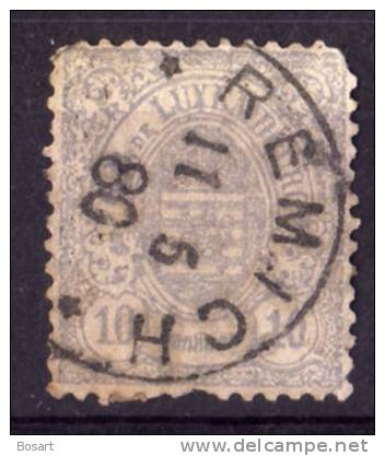 Luxembourg Lot De 3 T.Ob. N°17.18. 1865.71 Et N°30 1874.80 C.18€ - 1859-1880 Armoiries