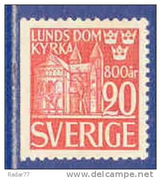 Suède N°320a (dentelé Sur 3 Côtés) Neuf Avec Charnière - Unused Stamps