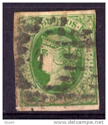 Espagne Isabelle II T.Ob. 1864 N°61 C.15€ - Usados