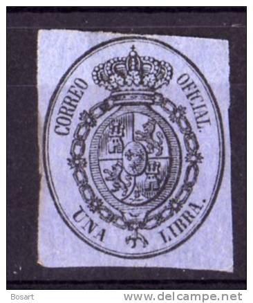 Espagne Service Lot De 2 T.Neufs S/g.1855 N°7+8 C.31€ - Service