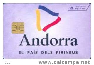 # ANDORRA 33 Andorra Logo 50 Gem 08.95 10000ex Tres Bon Etat Tres Bon Etat - Andorra