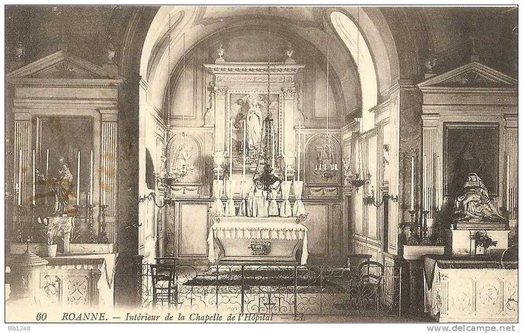 Roanne-  Interieur De La Chapelle De L'Hopital - Roanne