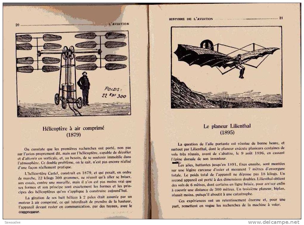 LIVRE - AVIATION - COMPILATION - VOIR PHOTOS - ANNEE 50 - EDITIONS DE  L´ECOLE MODERNE - CANNES - 140 PAGES - PHOTOS - Flugzeuge