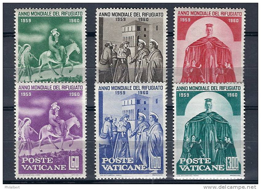 VATICAN . 1960. REFUGEES INTERNATIONAL YEAR. ** - Oblitérés