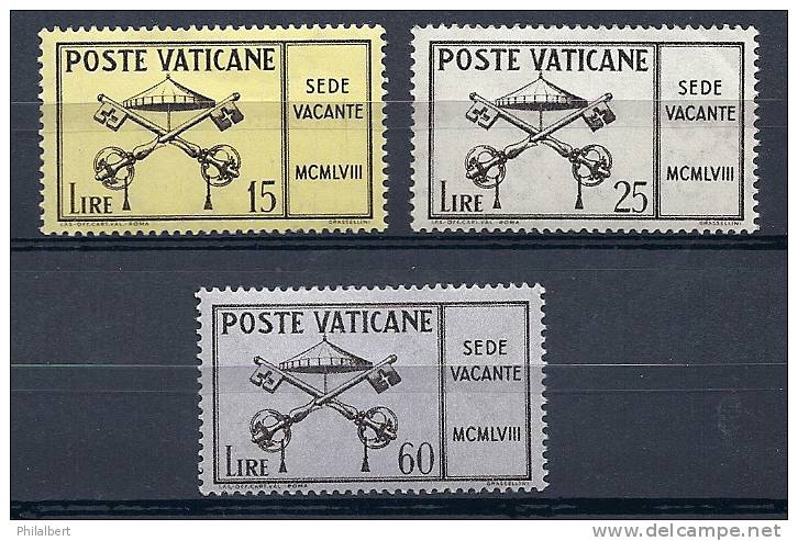 VATICAN . 1958. INTERREGNUM. SEDE VACANTE - Used Stamps