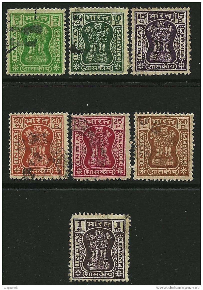 ● INDIA - 1967 / 74 - SERVIZIO - N. 36 . . . Usati  - Cat. 3,95 €  - Lotto 321 - Timbres De Service