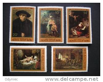 USSR Rembrandt Paintings In Hermitage 1976 MNH - Rembrandt