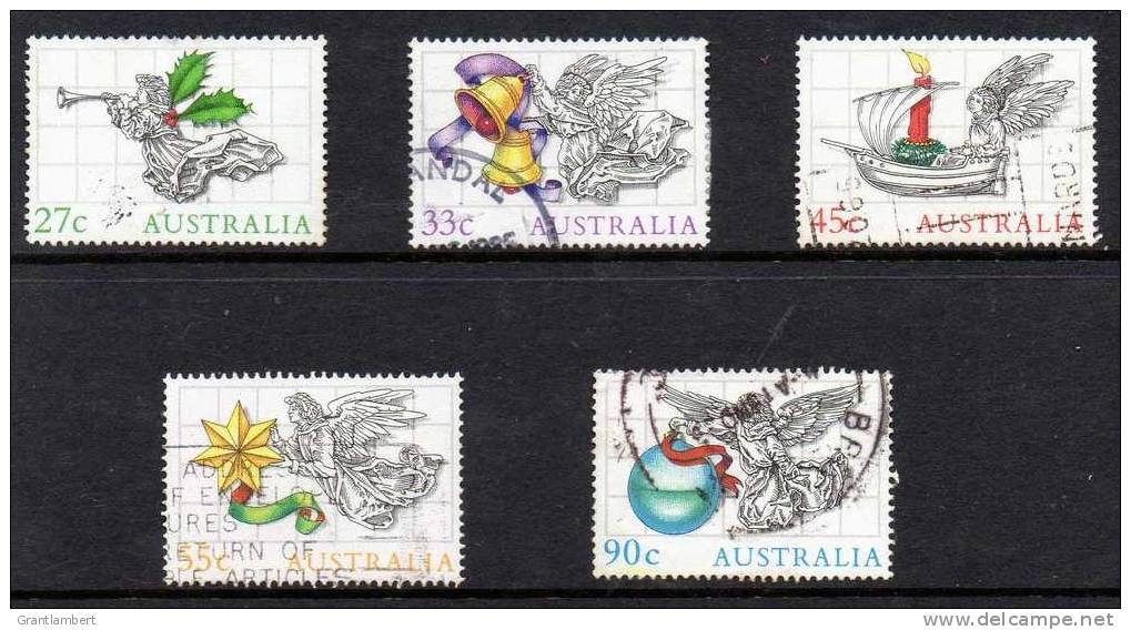 Australia 1985 Christmas Set Of 5 Used - - - Actual Stamps - - - Used Stamps