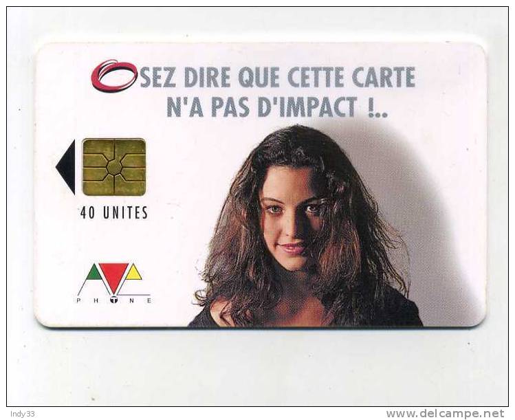 - MAROC  TELECARTE . AVE PHONE - Maroc